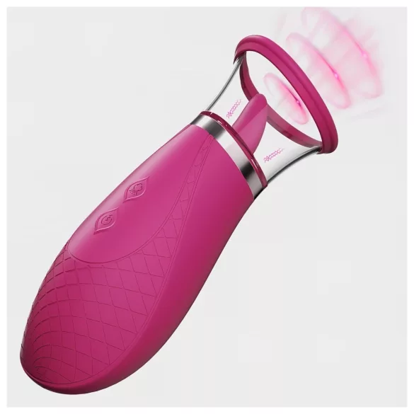 Honey Play Box Scioness - szívó, nyaló csiklóizgató vibrátor (pink)