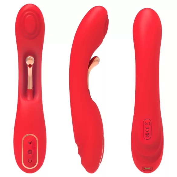 Bestoy - nyelves G-pont vibrátor (piros)