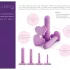 Blush Wellness - hüvely tágító szett (lila)