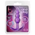 B Yours - gömbös anál plug (lila)