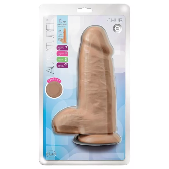 Blush Chub - élethű, tapadótalpas dildó - 18cm (natúr)