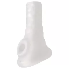   Perfect Fit Breeder - nyitott péniszköpeny (10 cm) - fehér