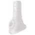 Perfect Fit Breeder - nyitott péniszköpeny (10 cm) - fehér