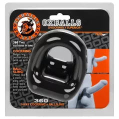 OXBALLS - pénisz- és heregyűrű (fekete)