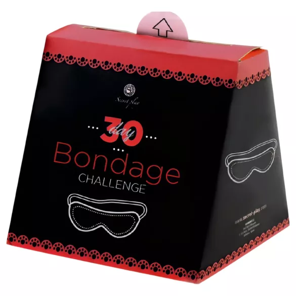 Secret Play 30 Day Bondage Challenge - bondage kihívás kártyajáték (angol, spanyol)