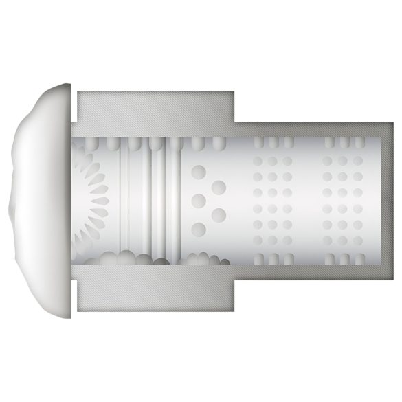 JamyJob - fel-le mozgó, rezgő maszturbátor (fekete)