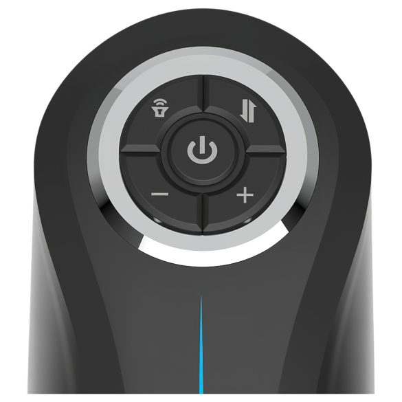 JamyJob - fel-le mozgó, rezgő maszturbátor (fekete)