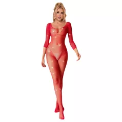  Subblime 952419 - csillogó strasszos overál - (piros) -XS-M