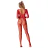 Subblime 952419 - csillogó strasszos overál - (piros) -XS-M