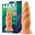 Max & Co Felix - csavaros anál plug - 15cm (natúr)