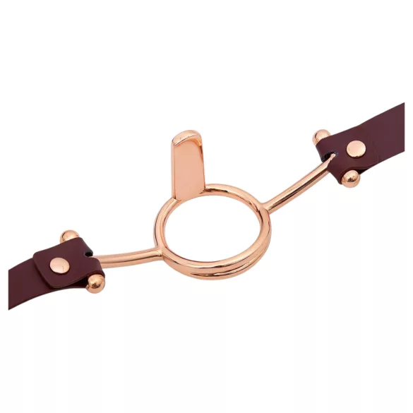 Latetobed - gyűrűs szájpecek (barna)