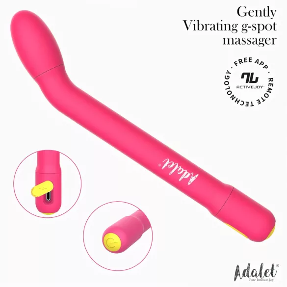 Adalet Gently - okos G-pont és prosztata vibrátor (pink)