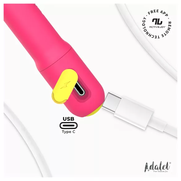 Adalet Gently - okos G-pont és prosztata vibrátor (pink)