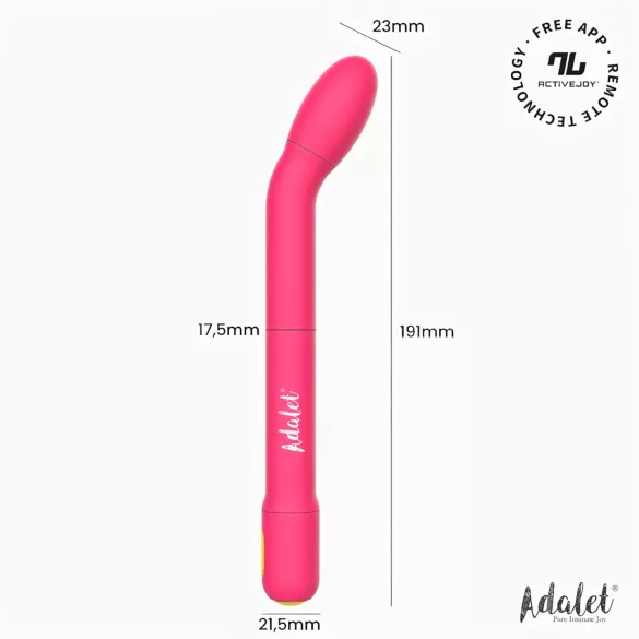 Adalet Gently - okos G-pont és prosztata vibrátor (pink)