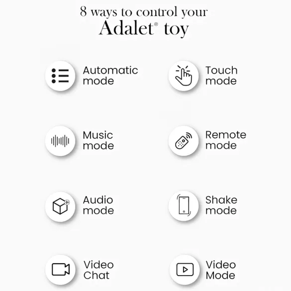 Adalet Gently - okos G-pont és prosztata vibrátor (lila)