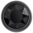 Evolved Black Gem - fém anál plug szett, fekete kővel (ezüst)