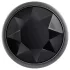 Evolved Black Gem - fém anál plug szett, fekete kővel (ezüst)