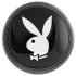 Playboy Tux - butt plug - kicsi (ezüst)