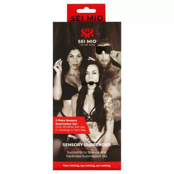 Sei Mio - BDSM haladó készlet (fekete)