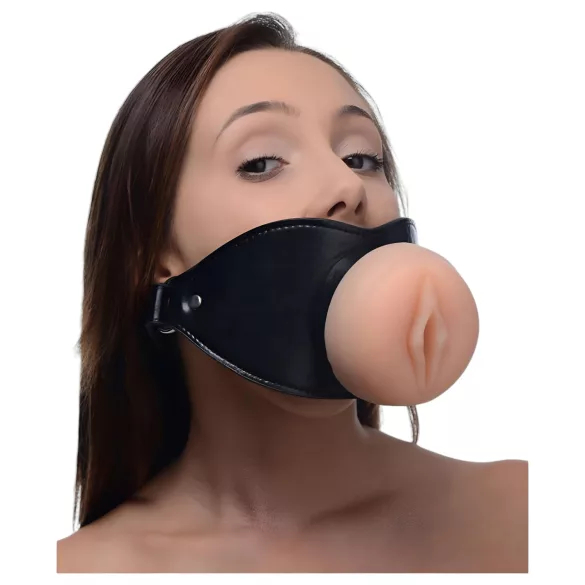 Master Series Pussy Face - szájpecek (testszínű)