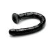 Hosed Anal Snake 19 - tapadókorongos anál dildó (fekete)