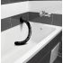 Hosed Anal Snake 19 - tapadókorongos anál dildó (fekete)