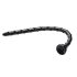 Hosed Swirl Thin Anal Snake 18 - anál dildó (fekete)