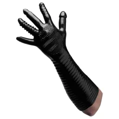   XR Brands - Pleasure Fister - textúrált öklöző kesztyű (fekete)