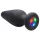Booty Sparks - szilikon világító butt plug, anál plug (fekete)