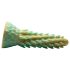 Creature Cocks Stegosaurus - szilikon dildó - 20cm (zöld)