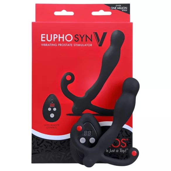 Aneros Eupho Syn V - prosztata vibrátor távirányítóval (fekete)