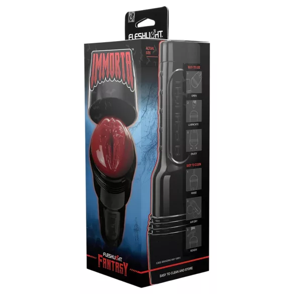 Fleshlight Fantasy Immorta - fantázia műpunci maszturbátor (piros)