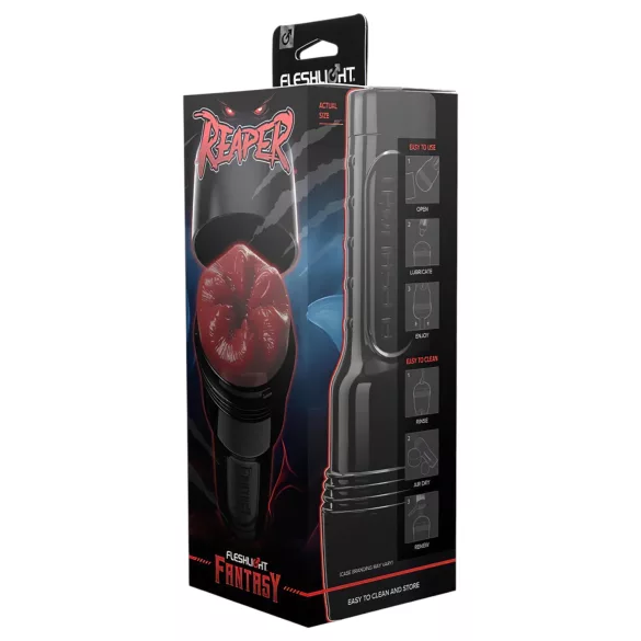 Fleshlight Fantasy Reaper - fantázia műpunci maszturbátor (piros)