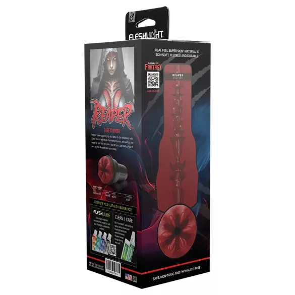 Fleshlight Fantasy Reaper - fantázia műpunci maszturbátor (piros)