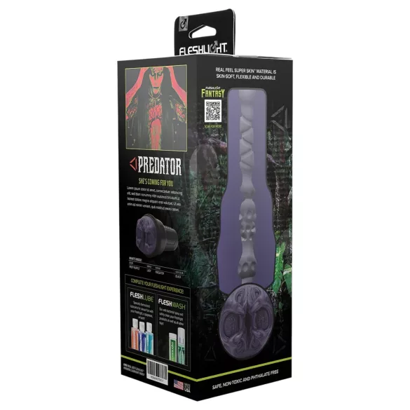 Fleshlight Fantasy Predator - fantázia műpunci maszturbátor (lila)