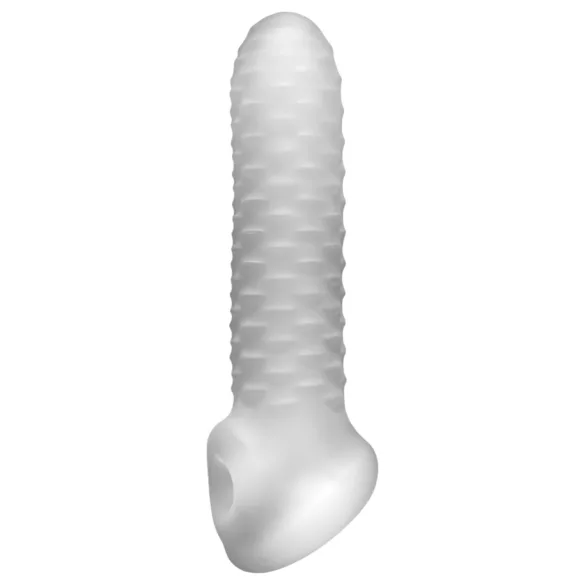 Fat Boy Checker Box - péniszköpeny (17cm) - fehér