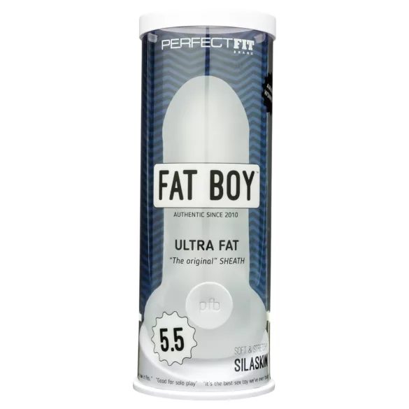 Perfect Fit - Fat Boy Original Ultra Fat - péniszköpeny (15 cm, fehér)