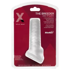 Perfect Fit Breeder - nyitott péniszköpeny (fehér)