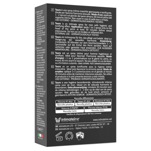 Tauro Extra Power - késleltető spray férfiaknak (5 ml)