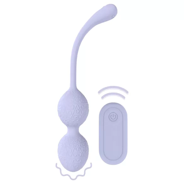 Loveline - vibrációs kegel duo (lila)
