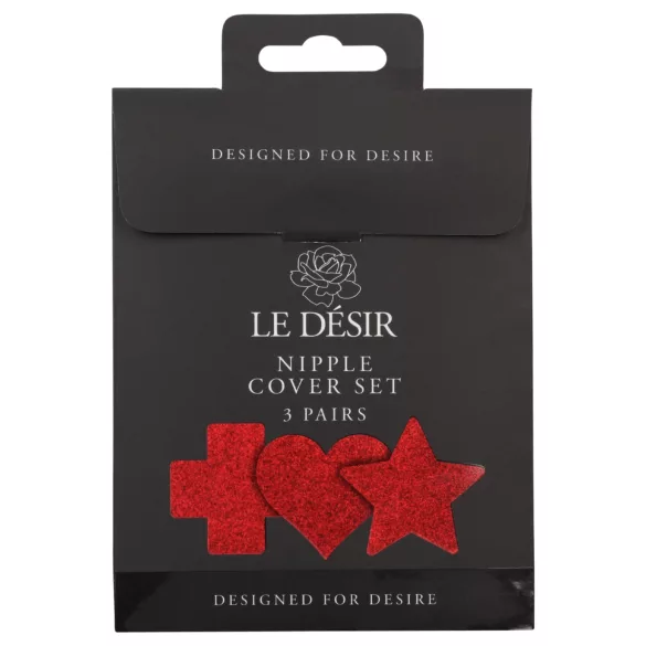 Le Désir - bimbómatrica szett - 3 pár (piros)