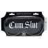Ouch! - Cum Slut" feliratos szatén szemmaszk (fekete)"