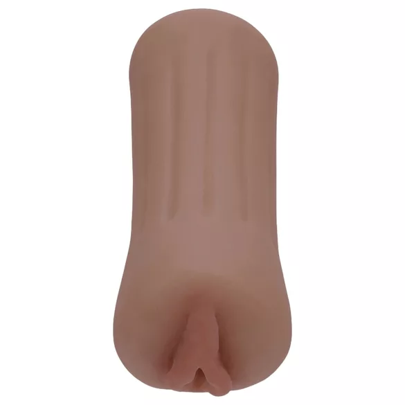 XKIN Beauty Queen Lulu - élethű műpunci maszturbátor (sötét testszínű)