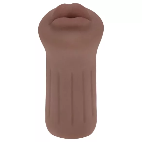 XKIN - élethű műszáj maszturbátor férfiaknak - S méret (barna)