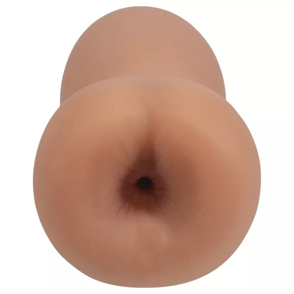 XKIN - élethű műpopsi maszturbátor - M (sötét natúr)