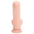 RealRock - dupla sűrűségű élethű vibrátor (testszínű) - 15 cm