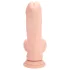 RealRock - dupla sűrűségű élethű vibrátor (testszínű) - 18 cm
