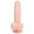 RealRock - dupla sűrűségű élethű vibrátor (testszínű) - 18 cm