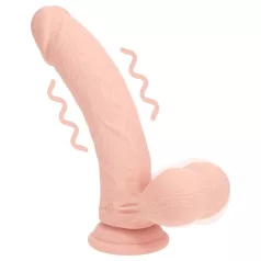   RealRock - dupla sűrűségű élethű vibrátor (testszínű) - 20 cm