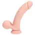 RealRock - dupla sűrűségű élethű vibrátor (testszínű) - 20 cm